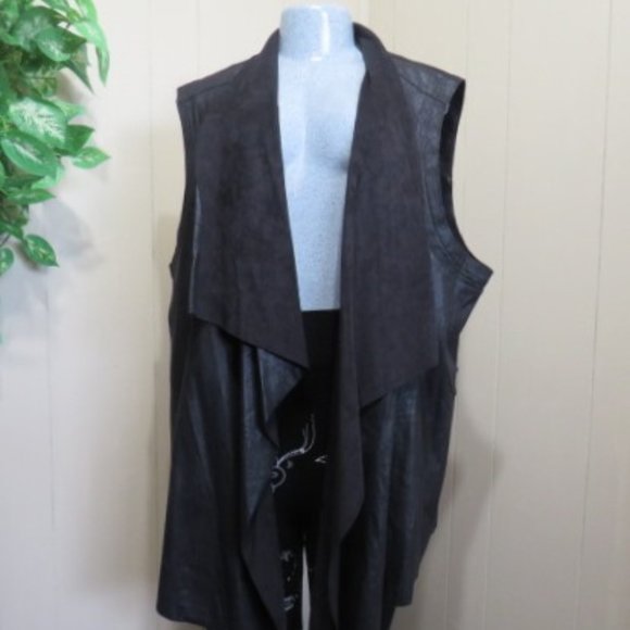 Dex fux leather Vest